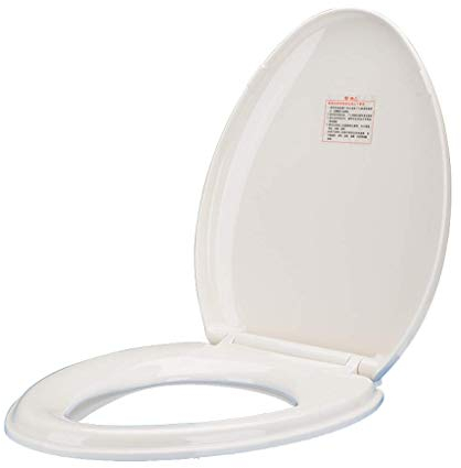 DLAZUM Toilettensitz mit Schnellverschluss, Absenkautomatik, langsam schließendem Scharnier, antibakterieller Toilettendeckel für Badezimmer (lila) (rosa) (weiß)