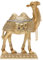 MOIDHSAG Dekorative Messing-Töne Kamel-Statue, kleiner Schreibtisch-Ornament und Büroästhetik
