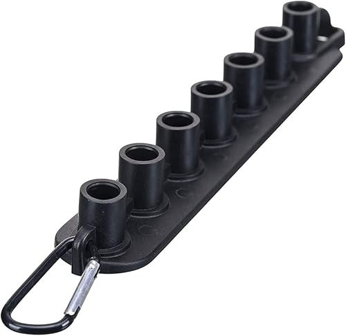 1Pc Black Pressure Washer Nozzle Holder, Holds 7 Nozzle Tips with 1/4 Inch Quick Accessories(Without Nozzles)