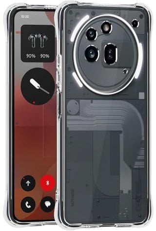 Totill Compatible For Nothing phone 3a Pro Case, Crystal Clear Mobile Phone Cover, Soft TPU Protective funda, Ultra [thin Slim Fit], Smartphone Coque For Phone Hülle-Transparent