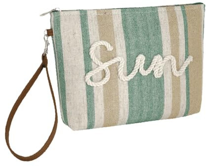 Camomilla Milano Busta Mare Donna, Pochette, Collezione Riga, Misura L, Colore Verde