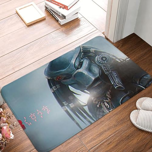 OOAHJEID Fußmatte Badteppich Teppich Predator Wallpaper rutschfeste Bodenmatte Waschbarer Teppich