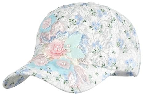 Meliyya Mesh Baseball Cap Strass Schmetterling Baseballkappe Sommer Pailletten Schildkappe Herren Damen Einheitsgröße Verstellbar