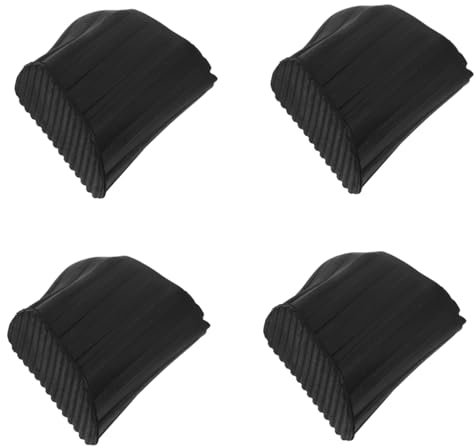 ORFOFE 4Pièces Caoutchouc Antidérapants pour Échelles Lot de Accessoires Compatibles avec Échelles Extensibles et Escabeaux Protection Isolante et Installation Rapide