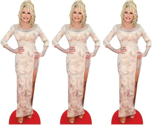 Dolly Parton Lot de 3 décorations de table