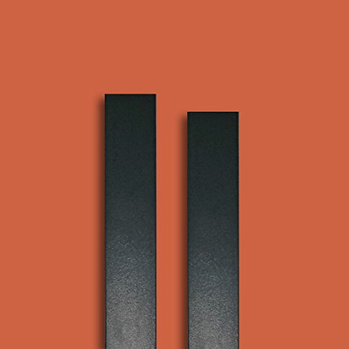 Fensterleiste RAL 7016 anthrazitgrau-glatt 80 mm breit 6m lang Flachleiste Abdeckleiste Dekor Leiste farbig