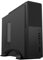 CiT S014B Slim Micro ATX Case with 300 W PSU Built-In Card Reader - Black