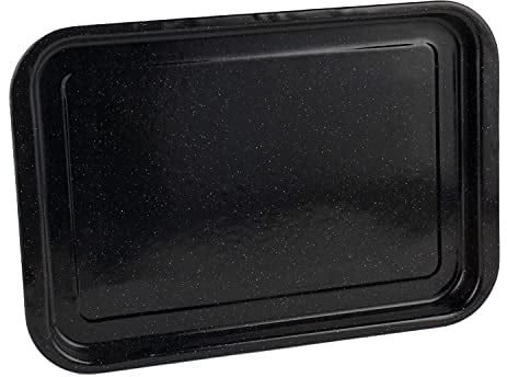 Russell Hobbs CW11471 Bandeja De Horno, 36 cm, Con Revestimiento De Esmalte Vítreo, Fácil De Limpiar, Apto Para Lavavajillas, Bandeja Duradero Para Hornos De Hasta 230°, Negro