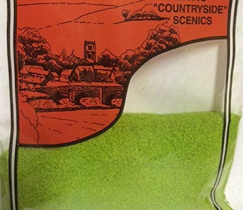 Melody Jane Dolls House Light Green Grass Garden Scenic Scatter 40g 12s