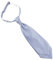 TigerTie Designer Plastron Pique 2tlg Krawatte fertig gebunden in blau-weiss gemustert