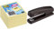 Post-it Notes Promotion 654Y6 – Selbstklebende Haftnotizzettel in 76 x 76 mm – 6 Notizblöcke quadratisch à 100 Blatt in Gelb & AmazonBasics Heftgerät mit 1.000 Heftklammern, Schwarz