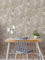 marburg Tapete Beige Natur Blätter Floral Dschungel Pflanzenmotiv für Schlafzimmer Wohnzimmer oder Küche Made in Germany 10,05 X 0,53m