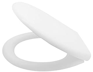 Aloni WC Sitz Toilettendeckel mit Softclose Absenkautomatik Weiß