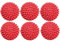 Wäschetrocknerkugeln - 6er Pack Wiederverwendbarer Reinigungsstoff Weichspüler Alternative ungiftige Wäschetrocknerkugeln (Rot)