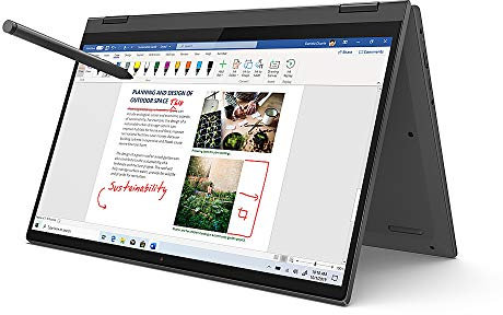 Lenovo IdeaPad Flex 5 15IIL05 - Computer portatile 2 in 1 da 15,6 FHD (1920 x 1080) IPS Touchscreen Intel 4-Core i7-1065G7 (1,3/3,9 GHz) 16 GB DDR4 RAM 1 TB PCIe SSD Fingerprint Win 10 Home, grigio