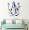 Vinyl Wandtattoo Lord Shiva Hinduismus Indien Gott Religion PVC Kunst Aufkleber Wandbilder Home Schlafzimmer Wohnzimmer Kunst Mural50X42CM