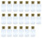 WYAN 20Pcs 7ML mini glass bottle,mini glass bottles with cork,shot bottles wedding favours,for DIY Arts Crafts Decoration