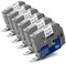 6x kompatibel für TZe-231 TZ 12mm Tape 0.47 Laminated Schriftband für Brother Ptouch Beschriftungsgerät PT-H107B H100LB H105WB D210 H110 1000 D400 P710BT E100 TZe231 TZ231 Schwarz auf Weiß Bänder