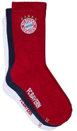 FC Bayern München Crew Socken 3er-Set Kinder