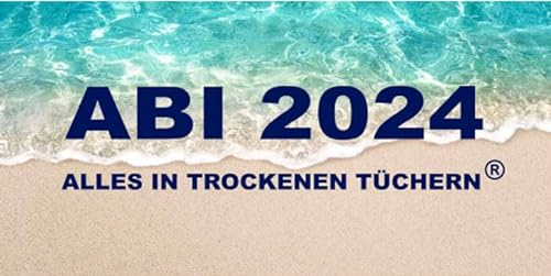 Egeria ABI 2024 Beach Druck Abitur 75x150cm 100% Baumwolle Handtuch Duschtuch Strandtuch