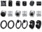 MILACOLATO 9 Paar Magnet Ohrringe Herren Nicht Durchbohrt Silber 316L Edelstahl Magnetohrringe CZ Magnet Diamant Clip auf Ohrring Ohrstecker Fake Magnetische Ohrringe Set Schwarz