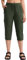 MOCOLY Pantalones Trekking Capri Cargo Mujer Pantalones Senderismo Impermeables Secado Rápido 3/4 Pantalon Deportivos Transpirables Cómodos de Protección Solar de Verano con Cintura Elástica