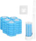 FRIUSATE 32 Pcs Toilet Brush Replacement Head with Handle, Disposable Toilet Brush Wall-mounted Holder Cleaner Set Toilet Wand Kit Disposable Toilet Cleaning System Toilet Cleaning Brush for Bathroom