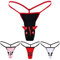 VemeFufu Noir String Homme Sexy Hot Ficelle Elephant Mankini Thong Maillot de Bain pour Hommes Animaux de Style Rhinocéros