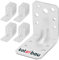 KOTARBAU® 50er Set Winkel Winkelverbinder 60x60x45 mm Schwerlastwinkel aus feuerverzinkter Stahl Eckwinkel mit Sicke Blechwinkel Metallwinkel 90 Grad Stahlwinkel Winkelprofil Bauwinkel Stuhlwinkel