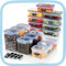 Ordeluxe Juego de 18 Botes Cocina Almacenaje, Recipientes Herméticos para Alimentos con Tapa Sin BPA, 9 X1L (meal prep containers) & 3 X (2L + 1.4L +0.8L) Botes