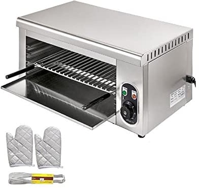 Four à salamandre électrique 2KW grille réglable appareil de cuisine en acier inoxydable gril for Pizza poulet rôti Commercial