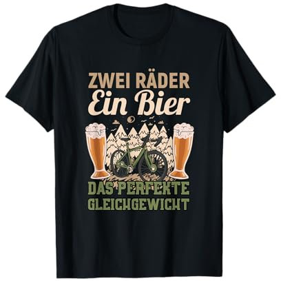 fahrrad bier saufen radfahrer T-Shirt