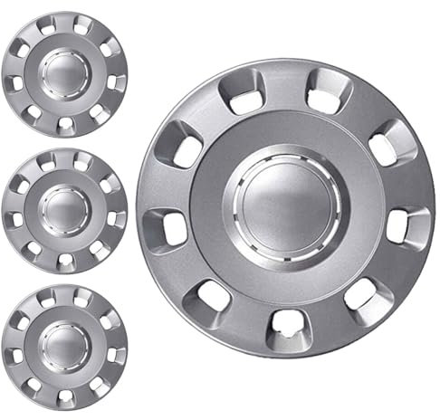 SERIE 4 BORCHIE - 4 COPRICERCHI COPPE RUOTA 14 PER FIAT 500 07->