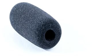 Mousse de Microphone pour Casque Aviation, Bonnette Anti-Vent, Noir