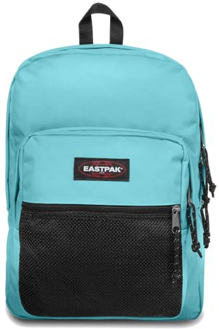 Eastpak Pinnacle Rucksack 38L (42 x 32 x 25,5 cm), Extra großer Schul- & Freizeitrucksack, robuster Multi-Fach Rucksack mit Organizer und gepolsterten Trägern - WATERFALL BLUE