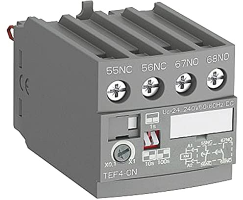 ABB TEF4-ON Frontal Electronic Timer, Block Contactors Accessories (ABB1SBN020112R1000)