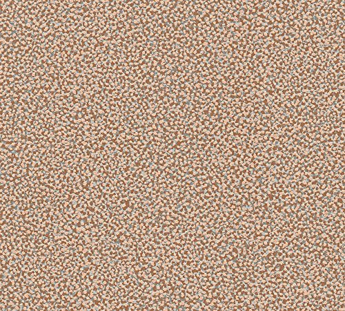 Livingwalls Vliestapete Tapete 10,05 m x 0,53 m grau metallic rosa Made in Germany 359135 35913-5