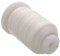 The Beadsmith Cordoncino in pura seta, colore bianco, taglia F (0,348 mm), 128 m, bobina da 1,3 g, per annodare perle, pietre preziose, cristalli e perline