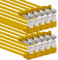 1aTTack.de 366226 Câble réseau Cat.6 angle 90 degrés 5m - jaune - paquet de 10 - Câble patch Cat6 (SFTP PIMF) 1000Mbit/s connecteur Rj 45-10 x 5m mètres jaune