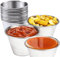 Set de 12 Flaneras individuales acero inoxidable, Recomendado para postre y Flan,Molde Flanera Ø7 cm