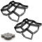 Pflasterform, 2X Gehweg DIY Betonpflaster Gießform Garten Schablone mit 9 Kammer, 43 x 43 x 4cm