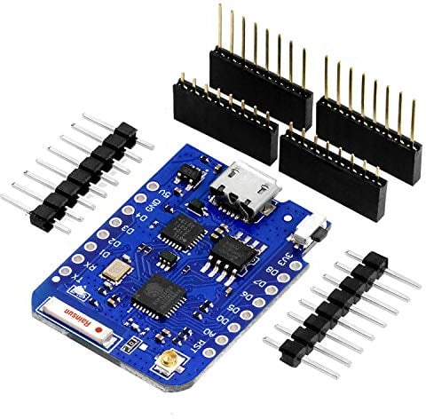 AZDelivery D1 Mini Pro ESP8266 ESP-8266EX CP2104 Placa de Desarrollo WiFi Compatible con Arduino con E-Book Incluido!