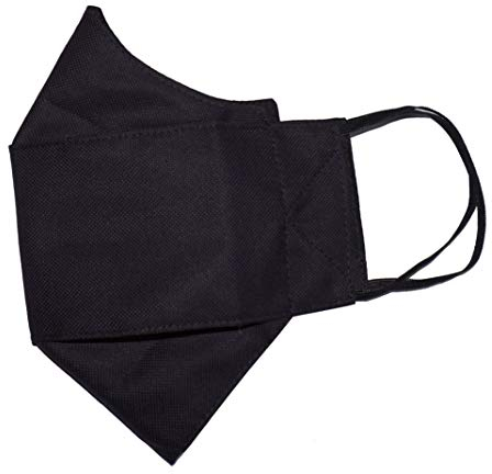 Weri Spezials Gesichtsmaske Mundschutzmaske Maske, Bandana,Multifunktionstuch, Staubmaske - Mund-, Atem-,Staub-, Gesichttuch, Mund-und Nase- Maske. Für Wandern Sport und Freizeit (XL, Schwarz)