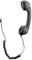 UKCOCO Retro Handset for Smartphone, Mobile Phone Receiver for 3.5mm Earphone Jack (Black)