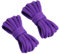 VSUDO 140 cm Cordones Morado Ovalados para Zapatillas, Cordones Zapatillas Morado de Baloncesto, Oval Purple Shoe Laces, Cordones de Zapatos Morado para Hombre o Mujer (2 Pares-Morado-140cm)