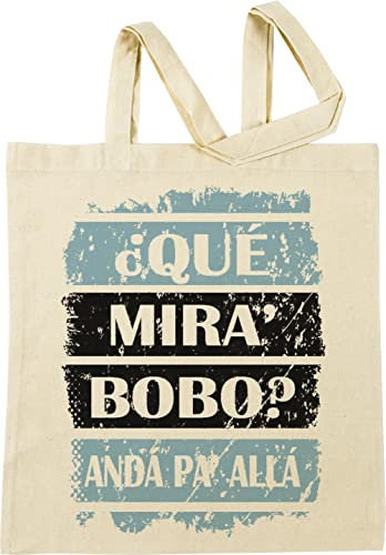 Vendax Colorful Que Mira Bobo Beige Bolsa De Compras