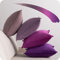 NOSTHEART Federe Cuscini Divano 50x50cm (Set di 4) Copricuscini Divano Set di 4 Fodere Cuscino per Divano Federe Decorative Cuscini per Divano Camera da Letto con Cerniera Invisibile Serie Viola