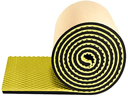 HARICSET Gelb Akkustik Platten Noppenschaumstoff Akustik Schaumstoff Dämmung für Tonstudio YouTube-Raum Schallabsorbierende Dämpfungswand Schaumpyramide 1 * 10m(Size:5cm Thick)