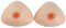 Vollence Une Paire de Formes de Seins en Silicone Triangle en Gel de Silicone Faux Seins pour Prothèses de Mastectomie Crossdressers Transgenres Inserts de Soutien-Gorge en Taille E