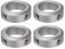 QUARKZMAN 4pcs Bague de Réglage Bague Arrêt d'axe Butée Arbre Collier 30mm Alésage Aluminium Alliage 46mm OD, 15mm Largeur pour Roue Brouette Pont Boîte Vitesses CNC